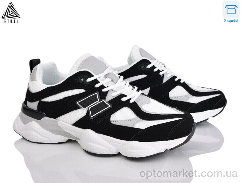Купить Кросівки чоловічі NB500-5 шкіра піна Stilli чорний, фото 1