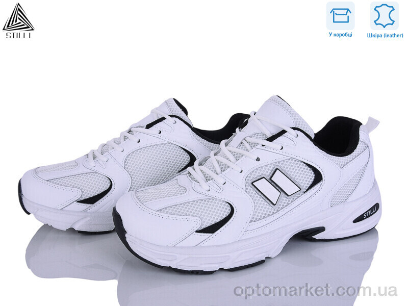 Купить Кросівки чоловічі NB640-4 шкіра піна Stilli білий, фото 1