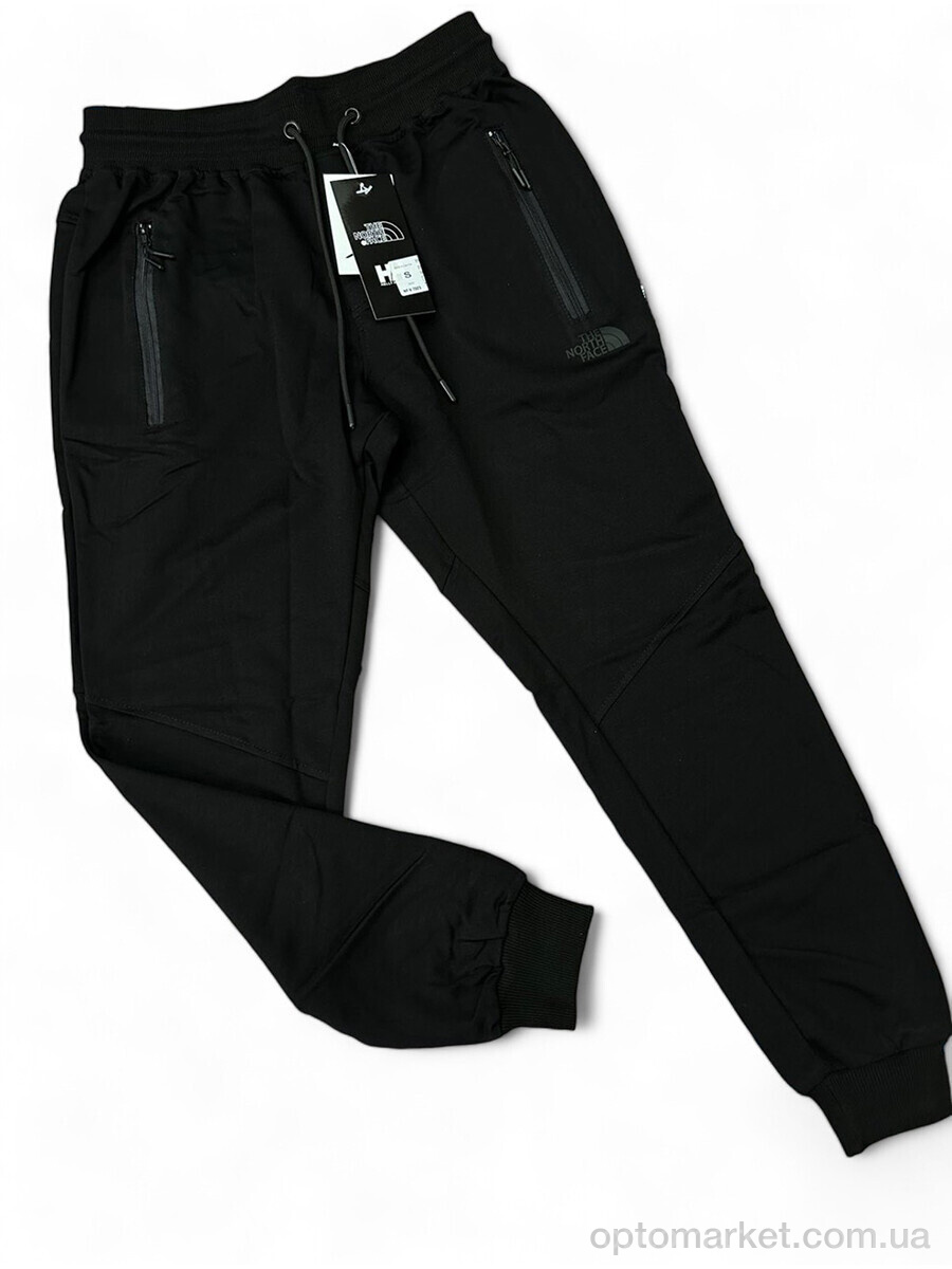 Купить Спортивні штаны чоловічі nf-4221 T.e north face чорний, фото 2