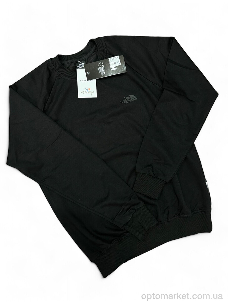 Купить Батник чоловічі nf-58101 T.e north face чорний, фото 2