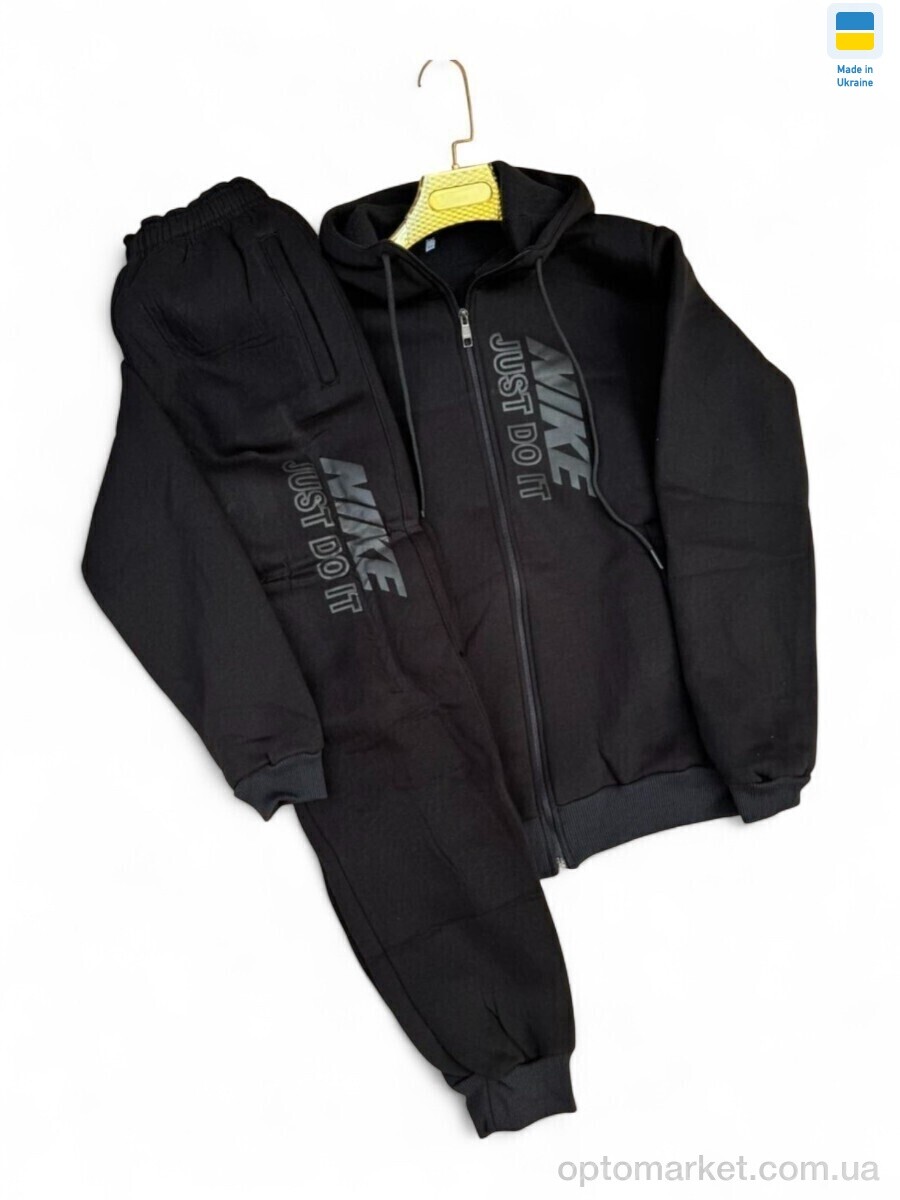 Купить Спортивний костюм чоловічі NK  чорний N.ke чорний, фото 2