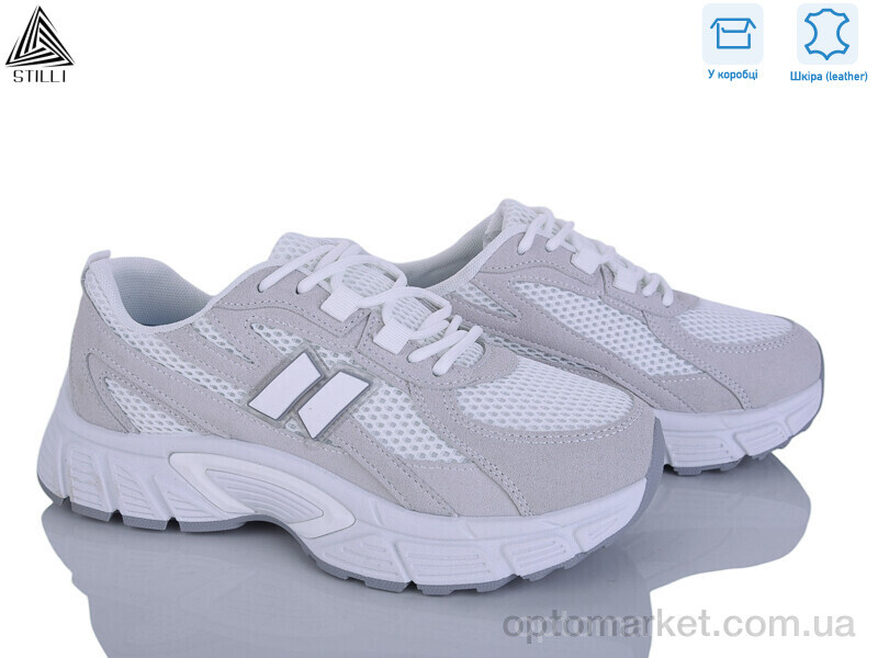 Купить Кросівки жіночі NK160-8 шкіра Stilli білий, фото 1