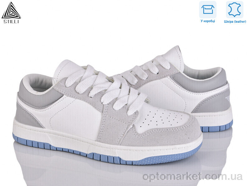 Купить Кросівки жіночі NK20-27 шкіра піна Stilli сірий, фото 1