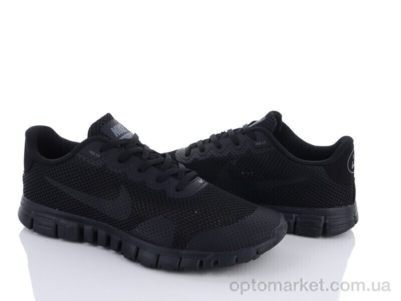 Купить Кросівки чоловічі NKFree3.0 black N.ke чорний, фото 2