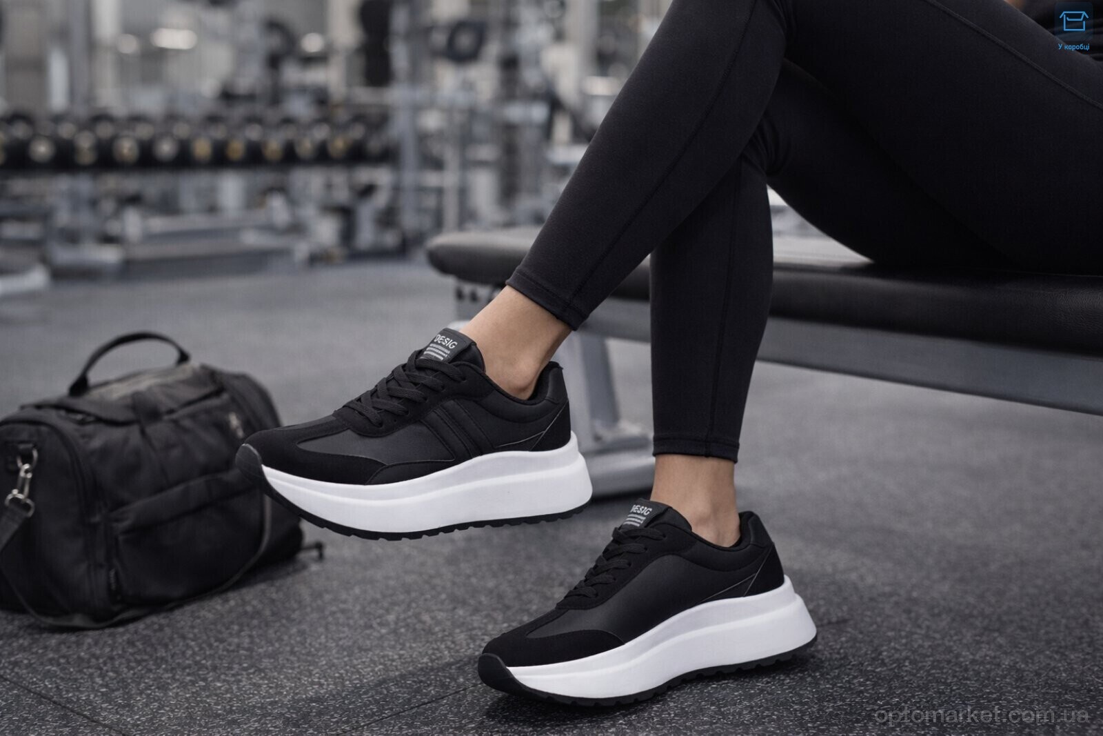 Купить Кросівки жіночі NL62-1 Захар-Gold чорний, фото 2