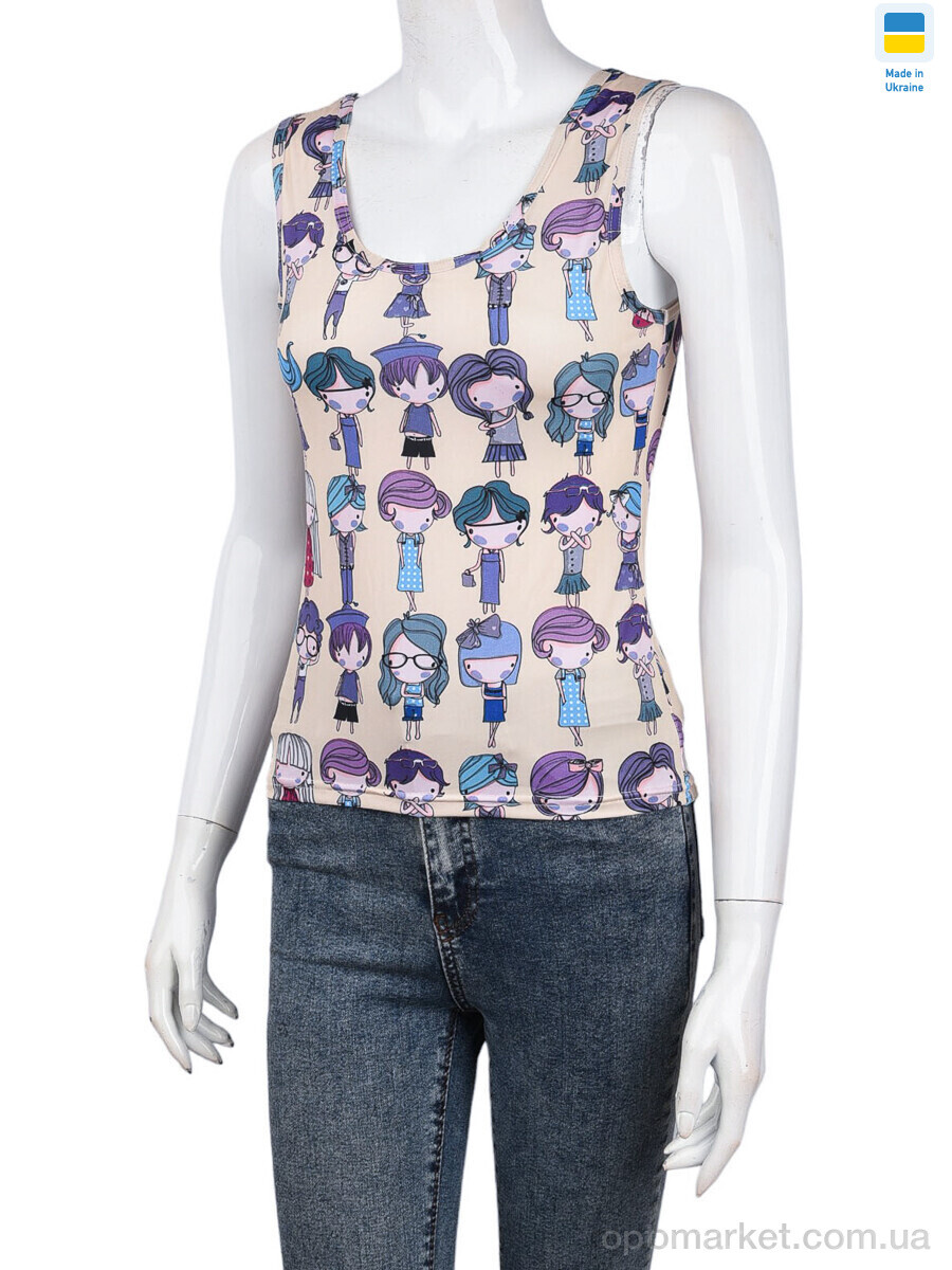 Купить Майка жіночі NMA4005-1 yellow Textile жовтий, фото 1