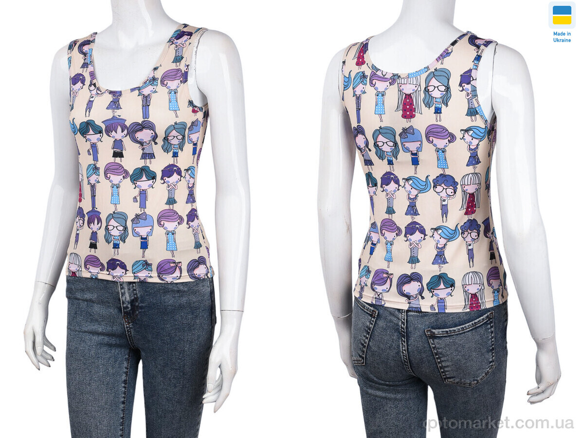 Купить Майка жіночі NMA4005-1 yellow Textile жовтий, фото 3