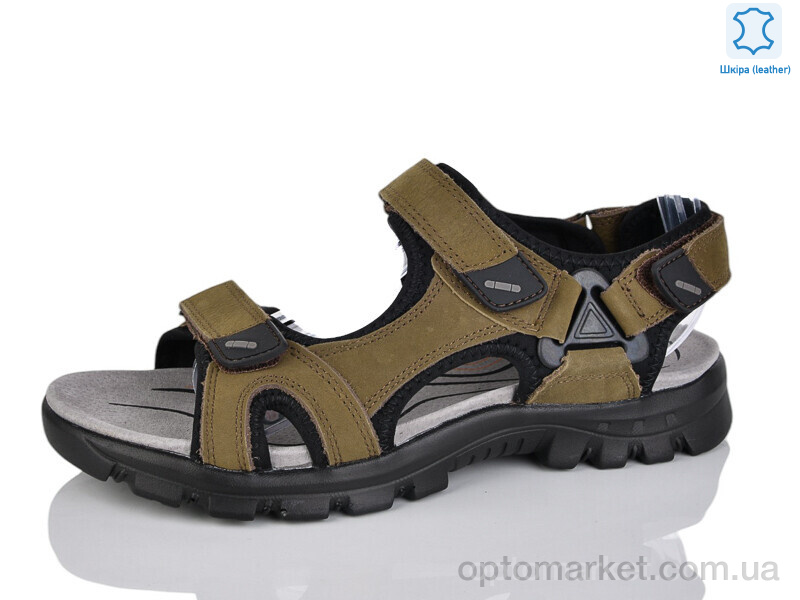 Купить Сандалі чоловічі NML25041 brown Restime коричневий, фото 1