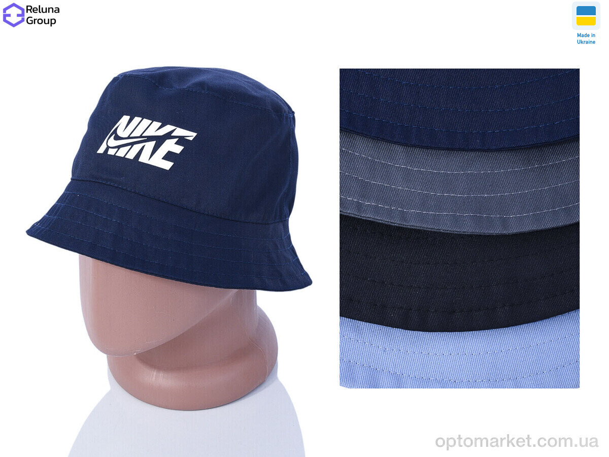 Купить Панама чоловічі NN09 mix N.ke синій, фото 2