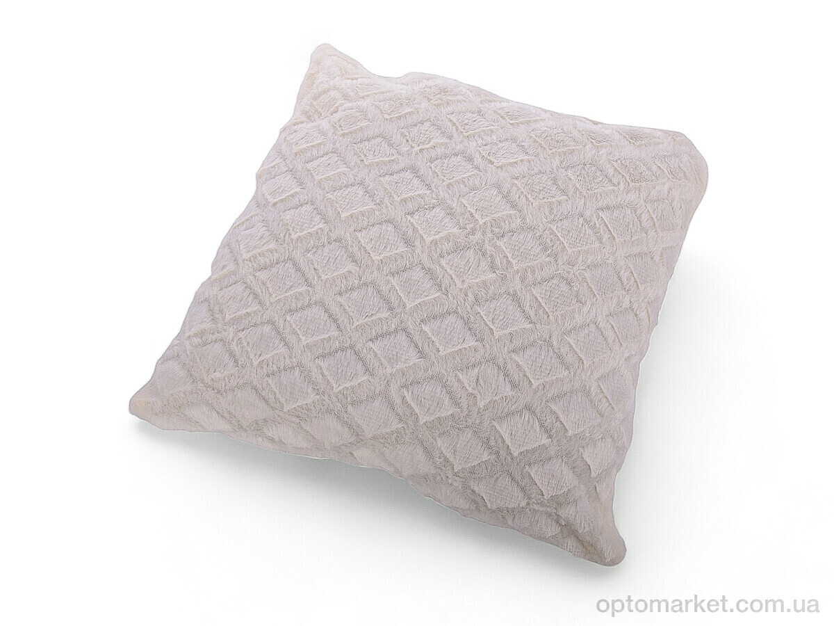 Купить Подушка унісекс Норка ромб 08123 beige (42*42) Obuvok бежевий, фото 1