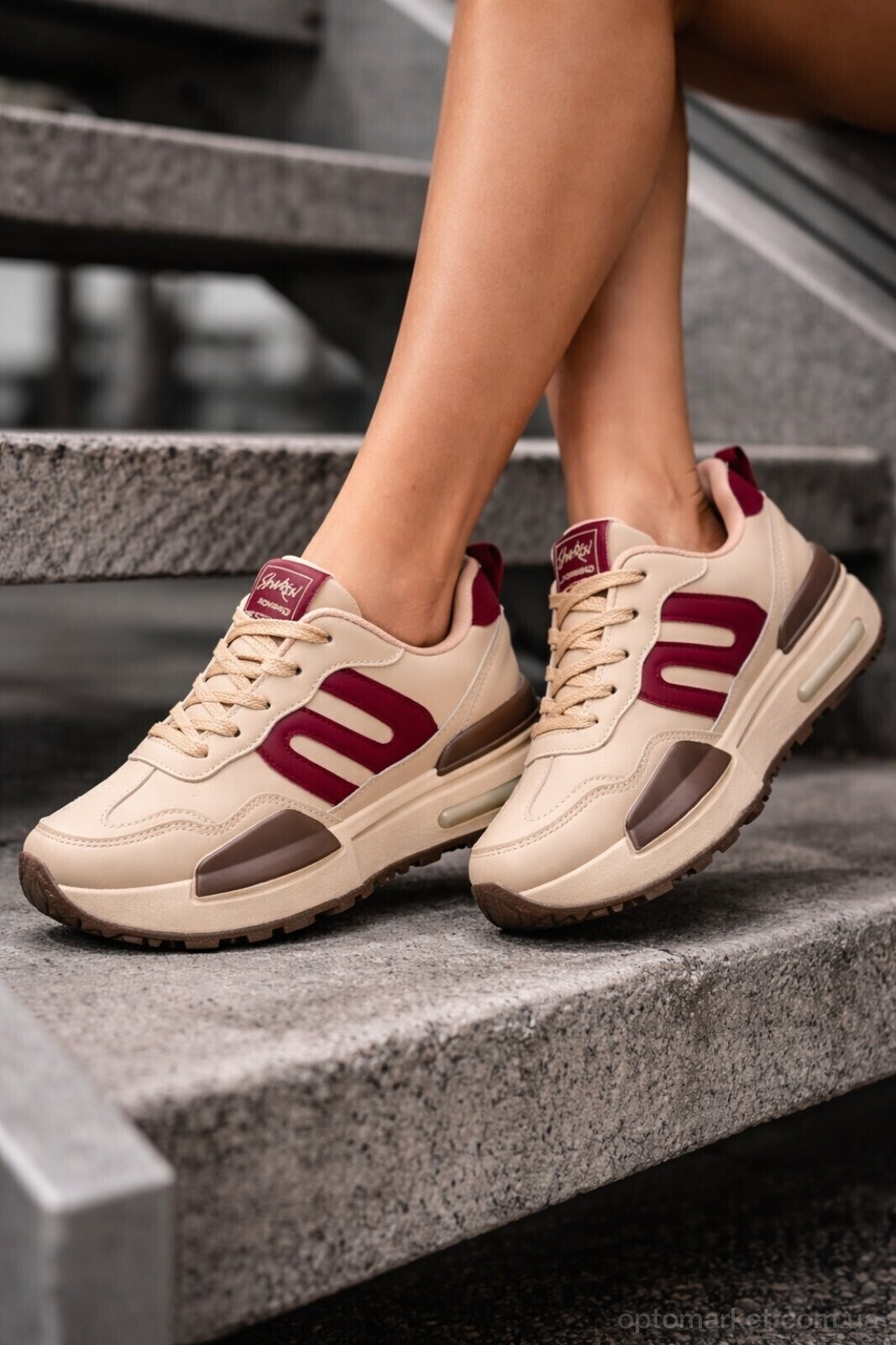 Купить Кросівки жіночі NT0208-2 Loretta коричневий, фото 2