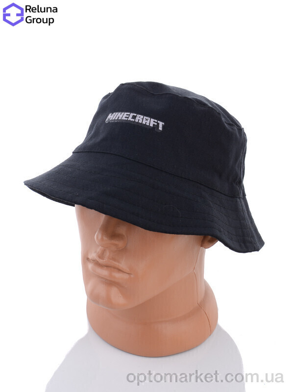 Купить Панама чоловічі NX003-4 black Reluna Group чорний, фото 1