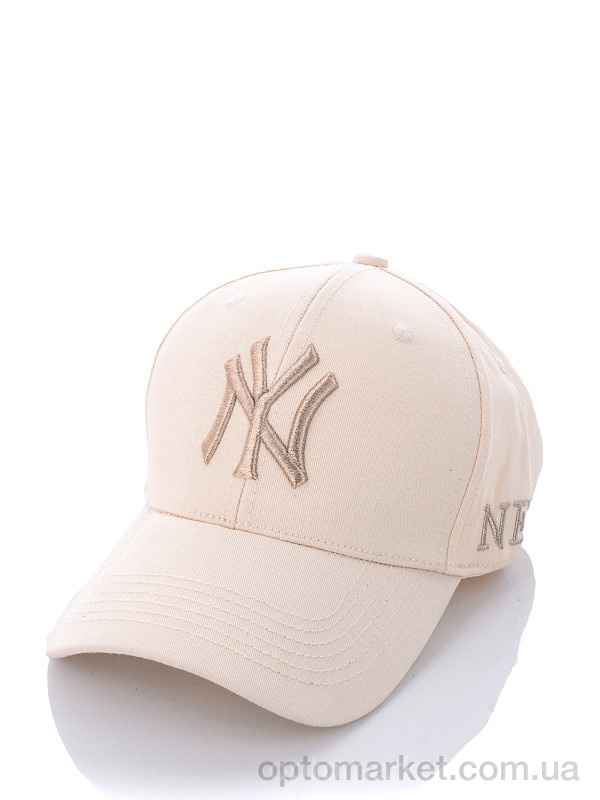 Купить Кепка жіночі NY ассорти 006-4 beige N.w York бежевий, фото 2