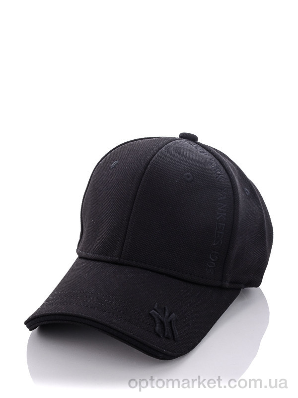 Купить Кепка унісекс NY Lacost 007-11 black N.w York чорний, фото 2