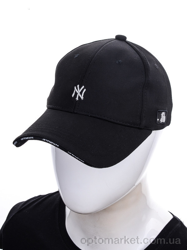 Купить Кепка жіночі NY Lacost 007-6 black N.w York чорний, фото 4