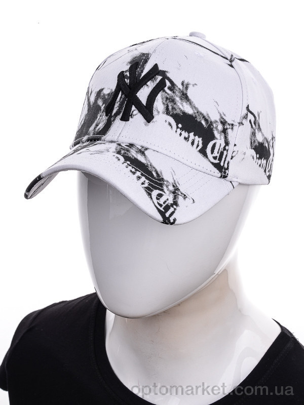 Купить Кепка унісекс NY мрамор 003 white N.w York чорний, фото 4