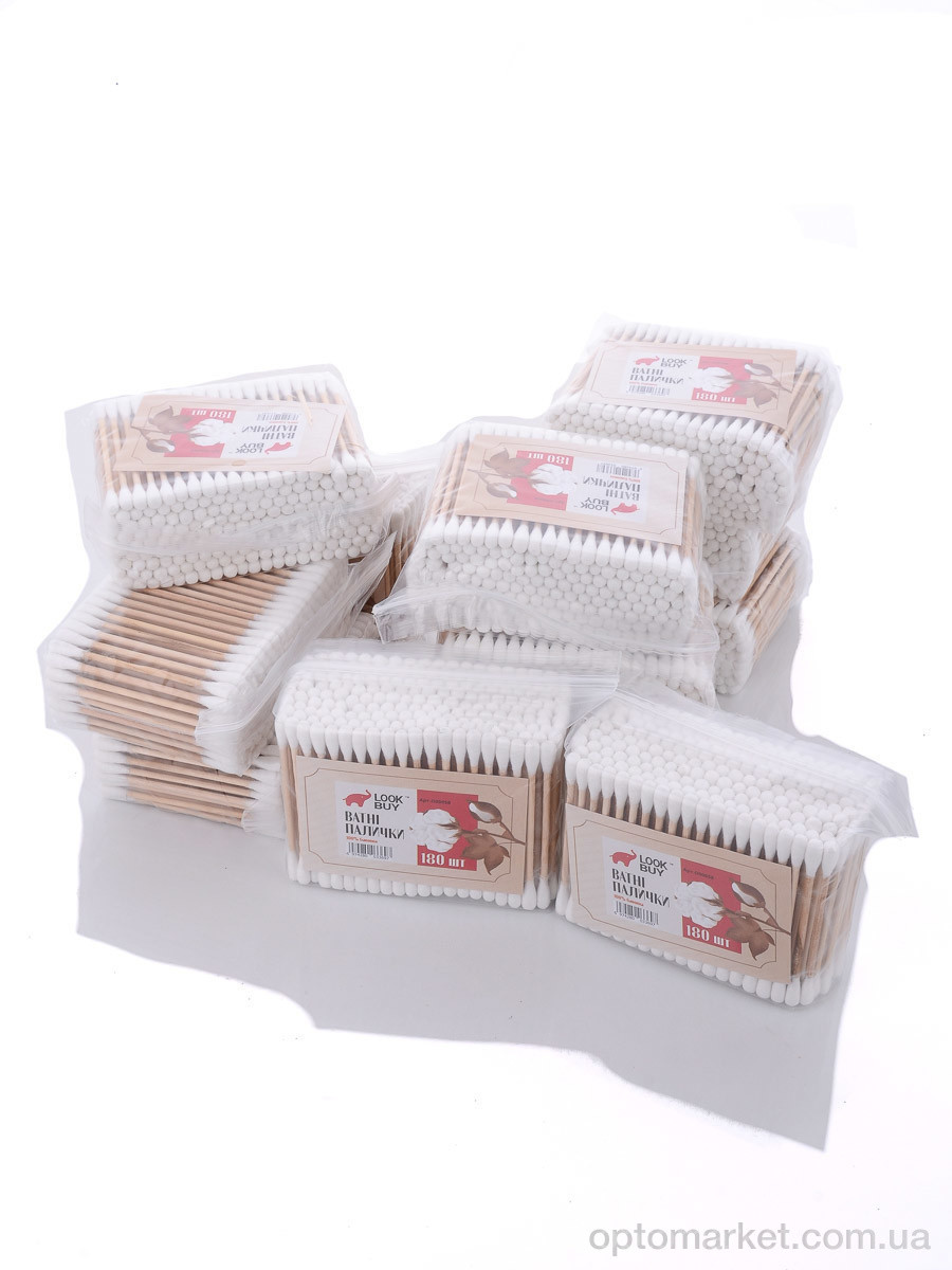 Купить Гігієна O00058 Вухочистка дерев. 180 шт/уп. LOOK&BUY, фото 1