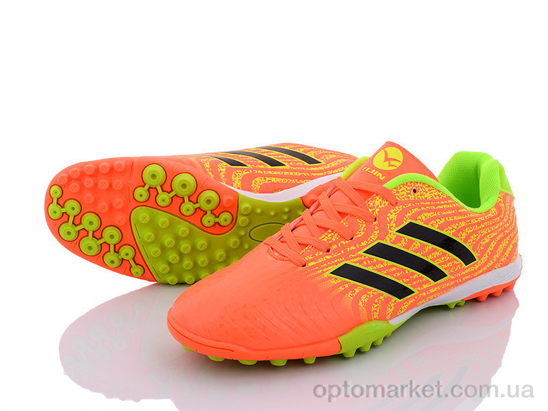 Купить Футбольне взуття чоловічі OB802-2 Lijin помаранчевий, фото 1