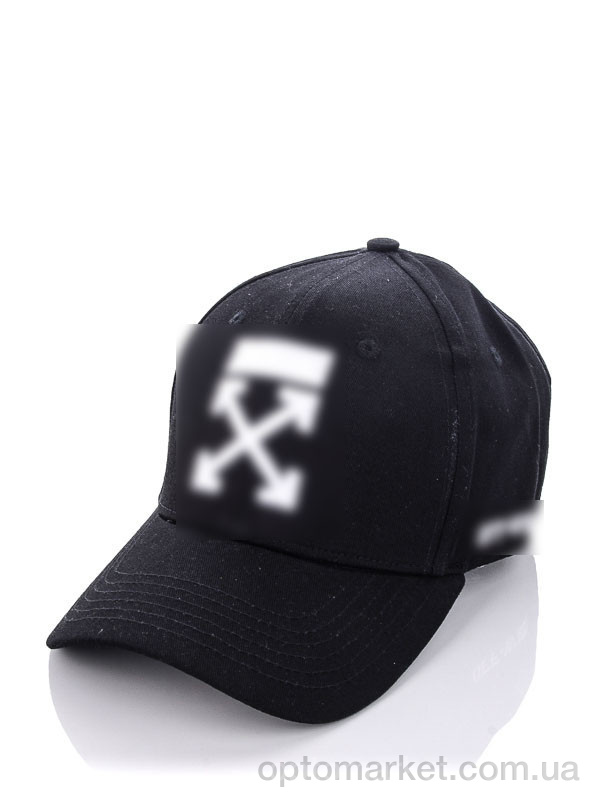 Купить Кепка чоловічі Off-White 002 black-white O.f white чорний, фото 1