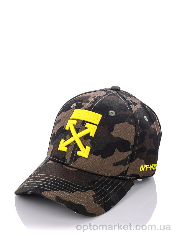 Купить Кепка чоловічі Off-White 002 khaki O.f white коричневий, фото 2