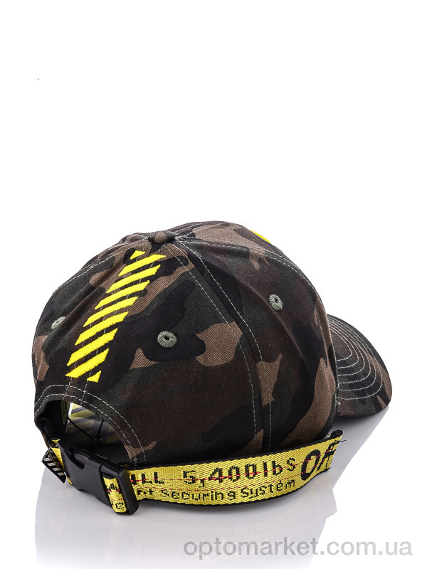 Купить Кепка чоловічі Off-White 002 khaki O.f white коричневий, фото 3