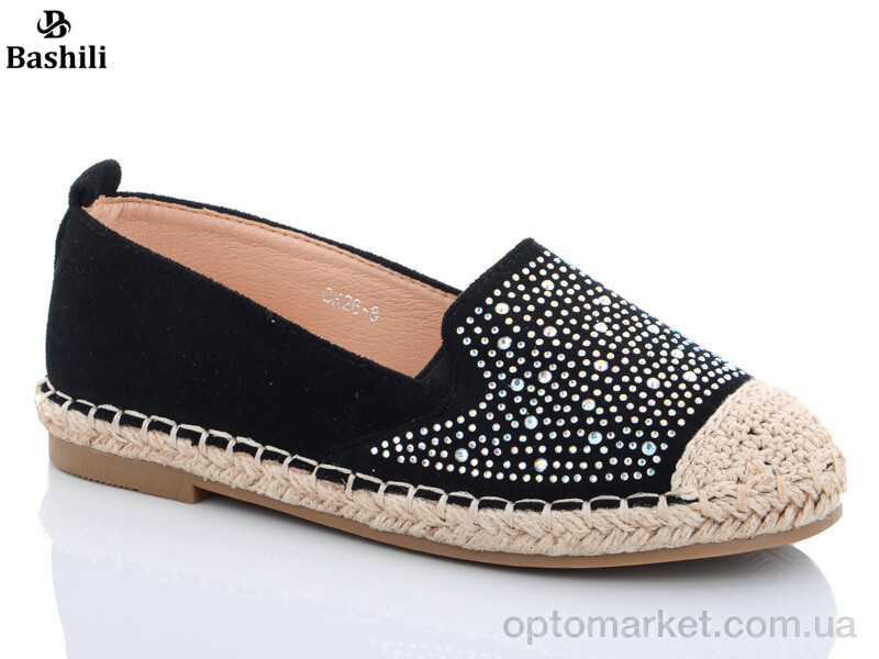 Купить Еспадрільї дитячі OK26-8 Башили чорний, фото 1