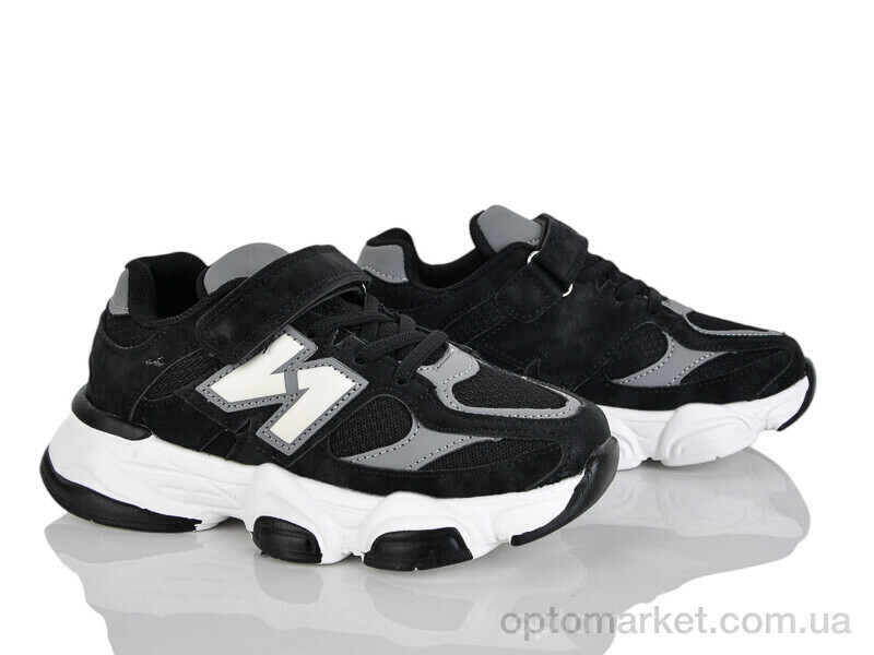 Купить Кросівки дитячі OK601-3A Kim Up чорний, фото 1