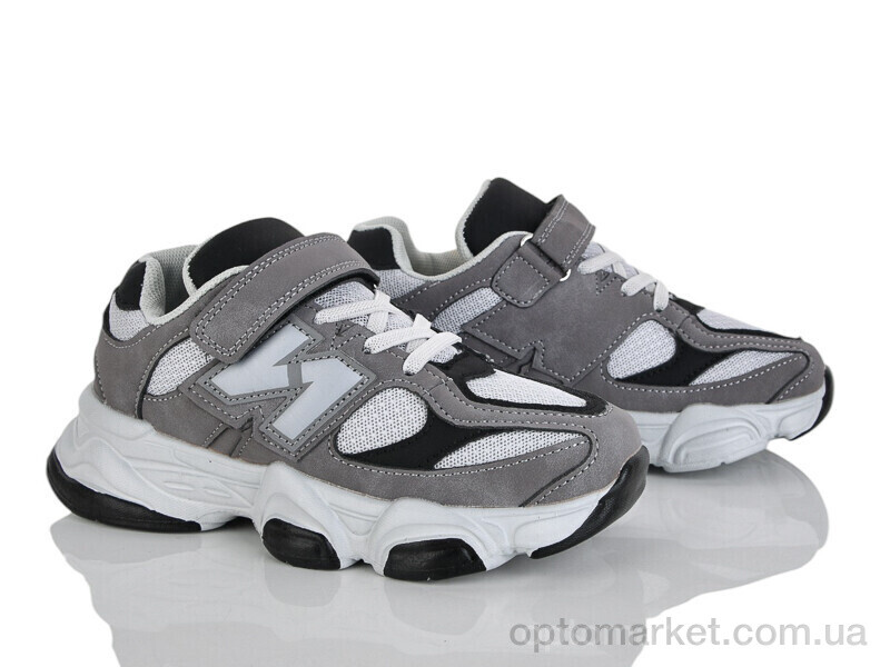 Купить Кросівки дитячі OK601-3D Kim Up сірий, фото 1