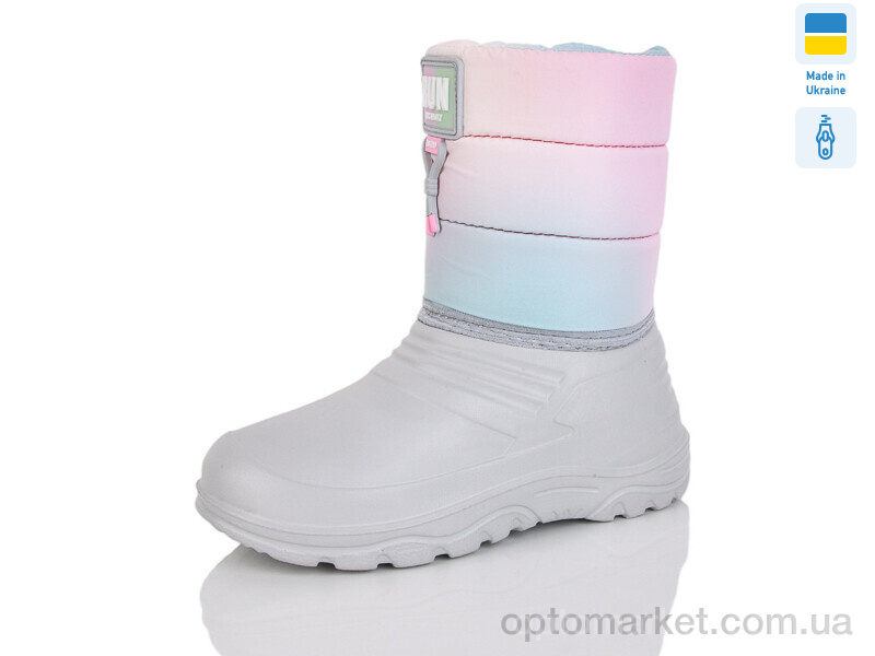 Купить Чоботи з піни дитячі Олімп С дит.12 рожевий Олимп сірий, фото 1
