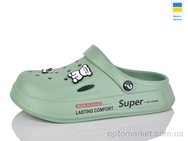Купить Крокси жіночі Олімп Ж108 авокадо Olimp зелений, фото 1