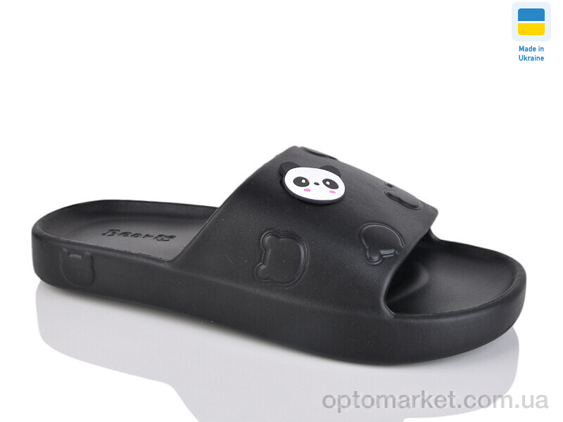 Купить Шльопанці жіночі Олімп Ж109 чорний Olimp чорний, фото 1