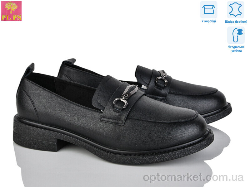 Купить Туфлі жіночі P01-1 PLPS чорний, фото 1