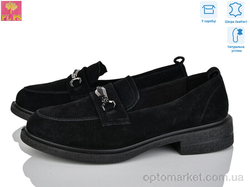 Купить Туфлі жіночі P01-2 PLPS чорний, фото 1