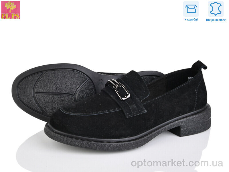 Купить Туфлі жіночі P02-2 PLPS чорний, фото 1