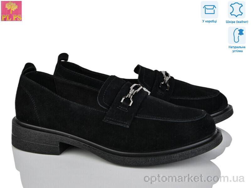 Купить Туфлі жіночі P03-2 PLPS чорний, фото 1
