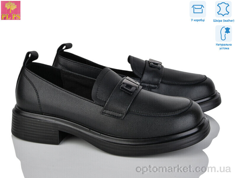 Купить Туфлі жіночі P07-1 PLPS чорний, фото 1