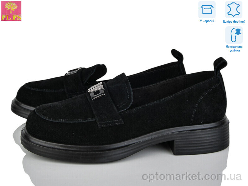 Купить Туфлі жіночі P07-2 PLPS чорний, фото 1