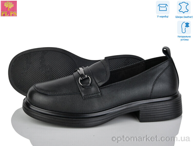 Купить Туфлі жіночі P09-1 PLPS чорний, фото 1