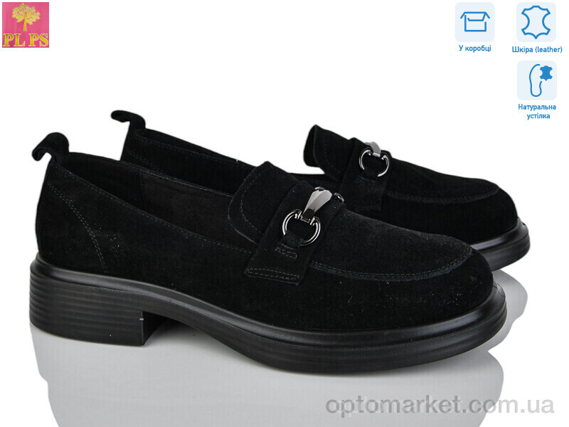 Купить Туфлі жіночі P09-2 PLPS чорний, фото 1