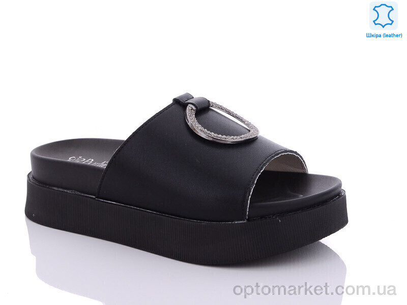 Купить Шльопанці жіночі P1494-1 Purlina чорний, фото 1