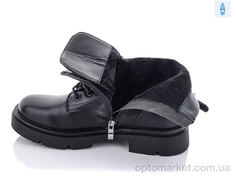 Купить Черевики жіночі P1917-1 Purlina чорний, фото 2