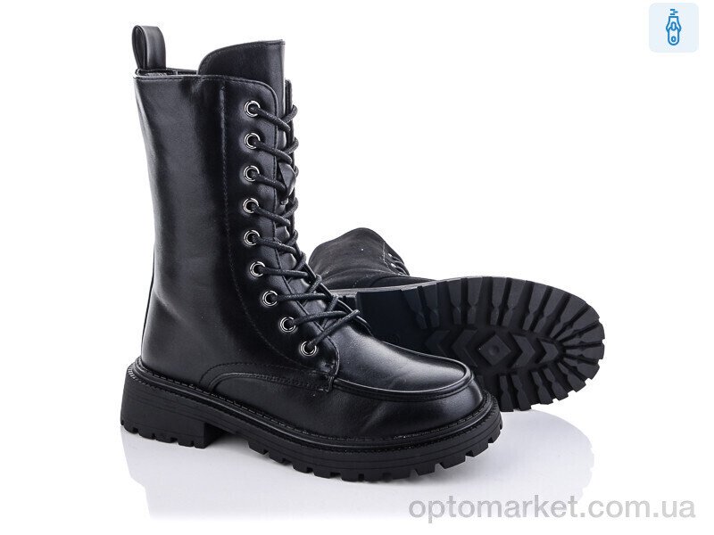 Купить Черевики жіночі P2180-1 Purlina чорний, фото 1