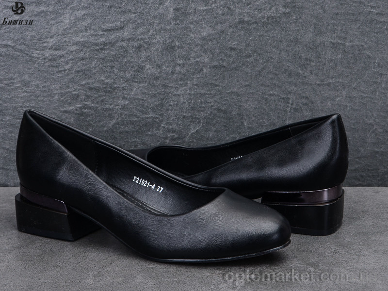 Купить Туфлі жіночі P21921-4 Башили чорний, фото 2