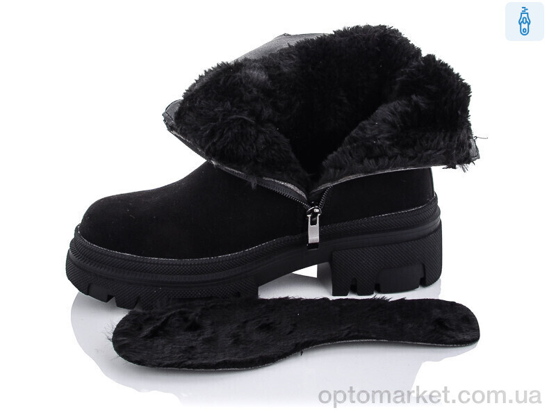 Купить Чоботи жіночі P2194-3 Purlina чорний, фото 3