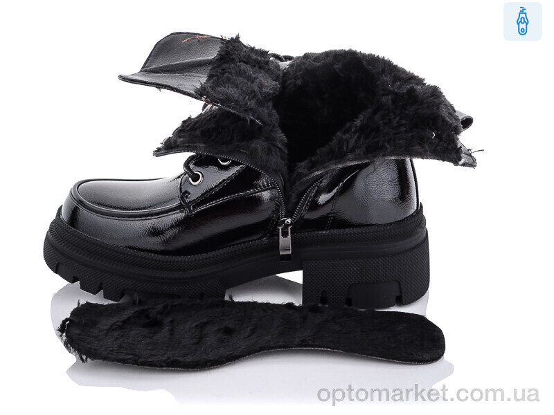 Купить Чоботи жіночі P2199-5 Purlina чорний, фото 3