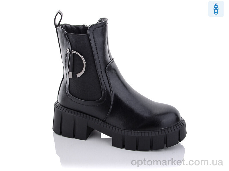 Купить Чоботи жіночі P2205-1 Purlina чорний, фото 1