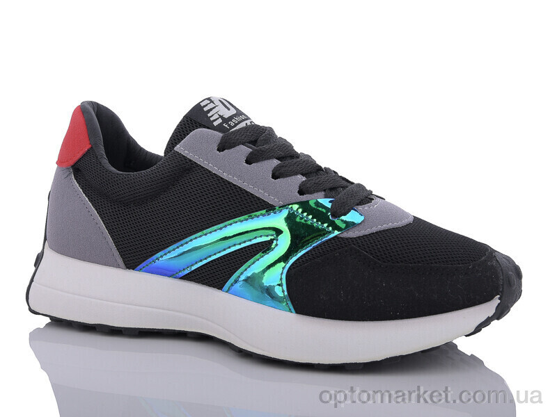 Купить Кросівки жіночі P2258-4A Kim Up чорний, фото 1