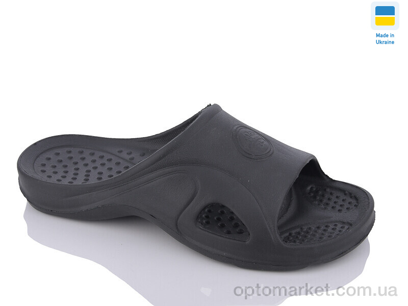 Купить Шльопанці чоловічі П29 чорний DS чорний, фото 1