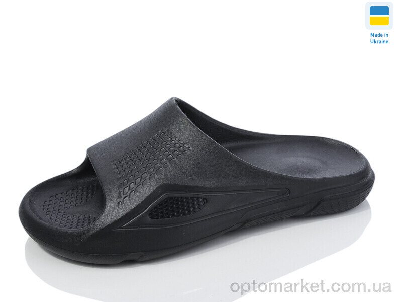 Купить Шльопанці чоловічі П43 чорний DS чорний, фото 1