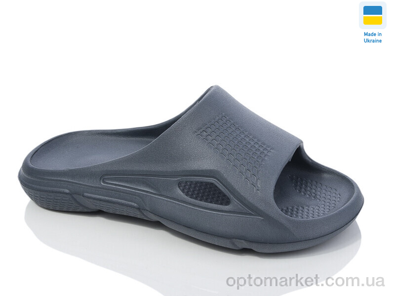 Купить Шльопанці чоловічі П43 графіт DS сірий, фото 1